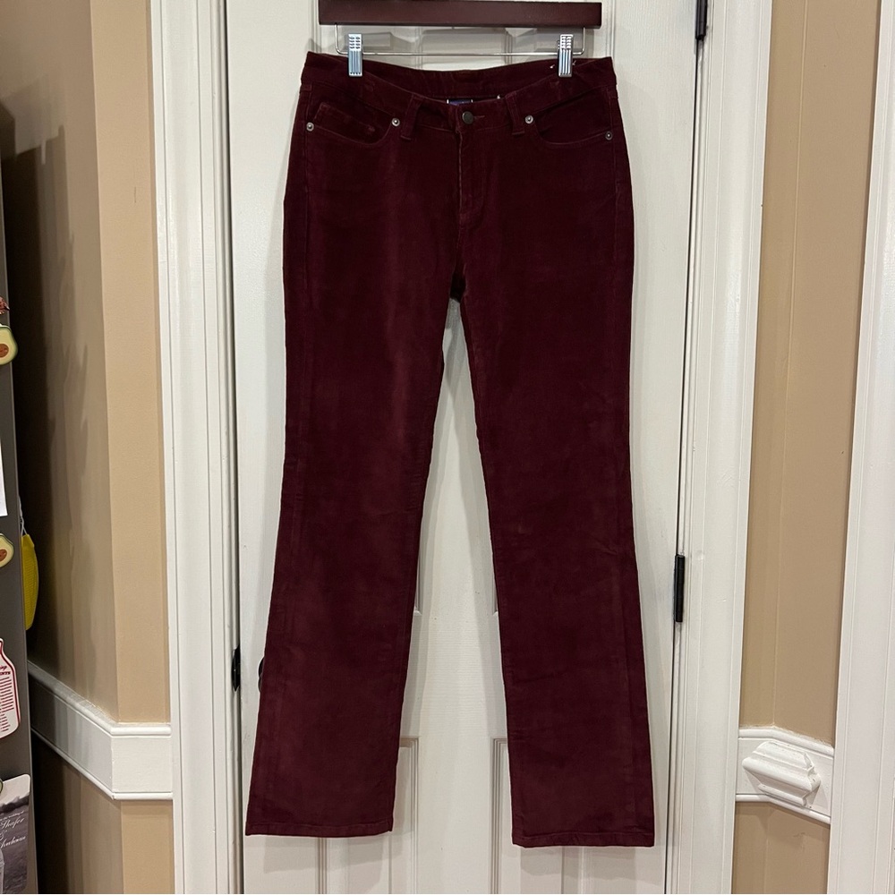 NEW Patagonia Women’s Corduroy Pants 28 Regular Burgundy Maroon Red 55060